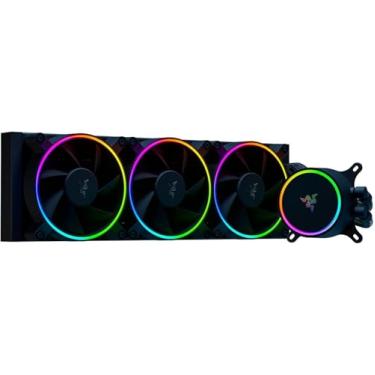 Imagem de Razer Hanbo Chroma Rgb All In One Liquid Cooler Argb Pump Cap: Design Aio - Ventiladores Argb Silenciosos E Potentes - Suporte Para Controlador De Ventilador Pwm - Série Intel Lga 115X, 2011, 1200,