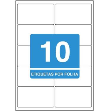 Imagem de Etiqueta Adesiva Inkjet/Laser A4 99mmx55,8mm TB350 1000 Unidades - Til