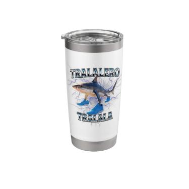 Imagem de Copo isolado Tralalero Tralala Bootleg Brainrot Meme