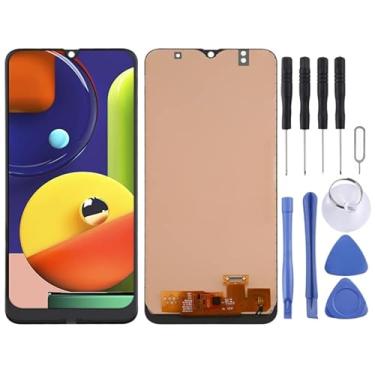 Imagem de YUNCHATW Acessórios telefônicos Tela LCD incell para Galaxy A30/A50/A50s (sem suporte para identificação de impressão digital) com conjunto completo de digitalizador (preto) Substituição do telefone
