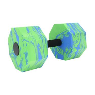 Imagem de Vaveren Peso da água para exercícios de piscina, alta densidade, para natação, ferramenta de fitness de fitness de fitness a água hidrómica halteres para, Azul Verde