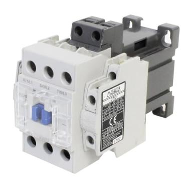 Imagem de Contator Tripolar CT32-B0-322 32A 24VCC 2NA+2NF Metaltex