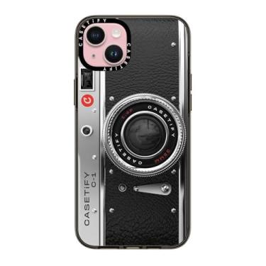 Imagem de CASETiFY Capa Compacta Para iPhone 15 Plus [2X Testada Contra Quedas De Nível Militar/Proteção Contra Quedas De 1,2 M] Estojo Para Câmera - Clássico