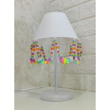 Imagem de Luminária Infantil Balas Coloridas Borboletas Quarto De Bebê - Lustres