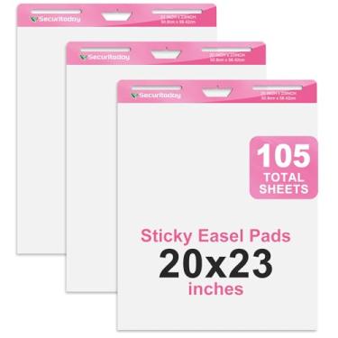 Imagem de Self-Stick Easel Pad, 35 Sheets/Pad, Sticky Flip Chart Paper for Teachers, Super Sticking Power & Bleed-Resistant (20 in x 23 in)