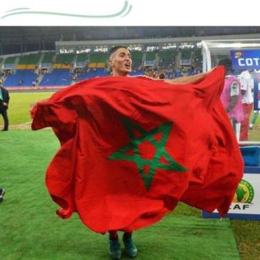 Imagem de Bandeira Marrocos 150x90 cm Copa do Mundo - Max Bandeiras