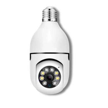 Imagem de Câmera IP Lâmpada 8177 WiFi Full HD 1080p com Visão Noturna, Bivolt, Detecção de Movimento e Áudio Bidirecional
