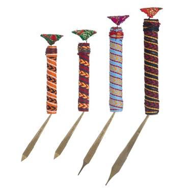 Imagem de Conjunto completo de 4 peças harpa de mandíbula boca de harpa judia harpa lábios Twanger DAN MOI trabalhada hmong vietnamita vietnamita vietnamita feita à mão GRANDE GAMA DANMOI-4DM