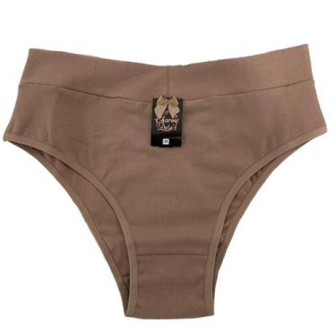 Imagem de Kit 2 Calçola Cotton Conforto Cintura Alta Algodão Senhora Pos Parto -