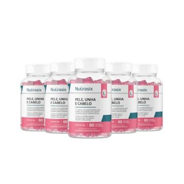 Imagem de KIT 5 MULTIVITAMINICO PELE UNHA CABELO - NUTRASIX