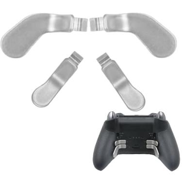 Imagem de Anglepingping 4 PCS Elite Controller Paddles for Xbox One Elite Controller Series 2 Model 1797/1698,Stainless Steel Replacement Parts for Xbox Elite Controller Series 2 Core(Silver)