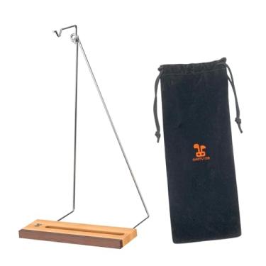 Imagem de Vaveren Pólo de acampamento de lanterna ao ar livre Camping Tripé Multifuncional Montagem Fácil suspenso Suporte da lâmpada para churrasqueira férias de