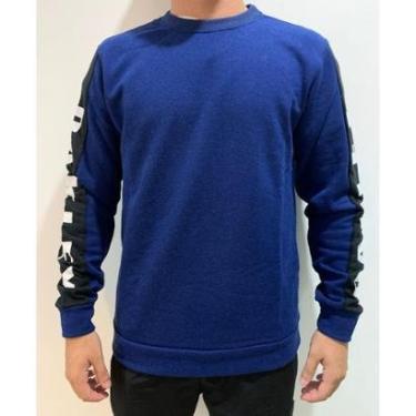 Imagem de Moletom Oakley Sport Crew Cinza Azul M-Masculino