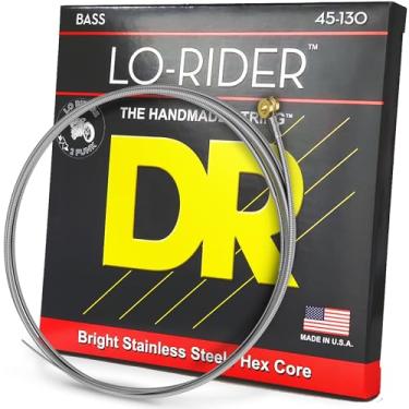 Imagem de DR Strings Lo-Rider - Aço Inoxidável Hex Core 5 Cordas Baixo 45-130