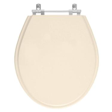 Imagem de Assento Sanitario Poliester Ravena Bege Claro Para Vaso Deca