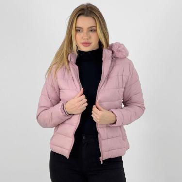 Imagem de Jaqueta Blue Rose de Nylon Curta com Capuz Feminina-Feminino