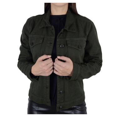 Imagem de Jaqueta Feminina Ouzzare Jeans Verde - ZZ8053-Feminino