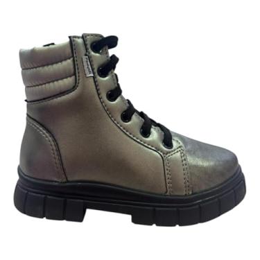 Imagem de Bota Coturno Infantil Feminina Lucky Comfy Grafite (Grafite, BR, Criança de 4 a 8 anos, Numérico, M, 34)