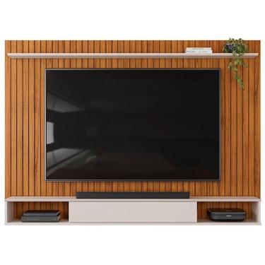 Imagem de Painel Suspenso 70 Pol 193 Cm Rio Freijo Off White Dj Moveis Freijo Off White