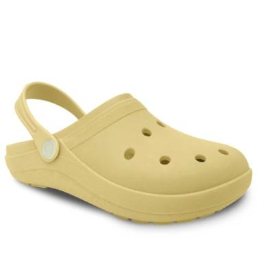 Imagem de Sandalia Babuche Infantil Nº 19 ao 36 Menina Menino Macio E Leve 12.13 (Amarelo, BR, Criança de 1 a 3 anos, Numérico, 20)