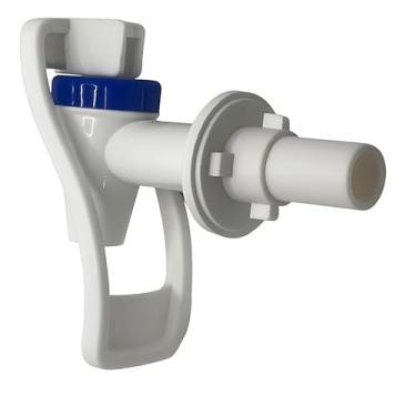 Imagem de Torneiras sem rosca com Niple compatível Filtros Purificadores Bebedouros Britânia (Branca Tampa Azul)