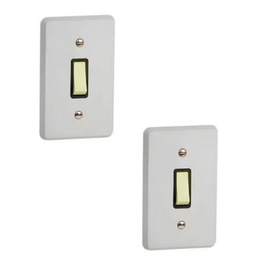 Imagem de Kit 2 Interruptor Silentoque 1 Tecla Paralelo Legrand 1101 Pial