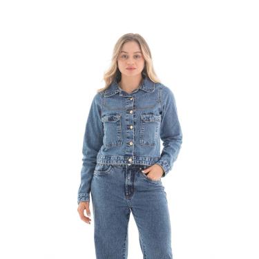 Imagem de Jaqueta Jeans Feminina Arauto Comfy