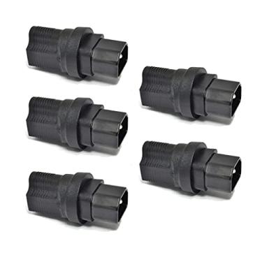 Imagem de Ceptics Adaptador De Tomada Iec Usa Nema 5-15R Para 60320-C14 - Certificado Etl Grau Industrial (Ig-320-5Pk), Preto