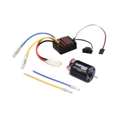 Imagem de 1/10 RC Off-road Racing Car Truck Motor Escovado 13T-80T Com 60A ESC 5