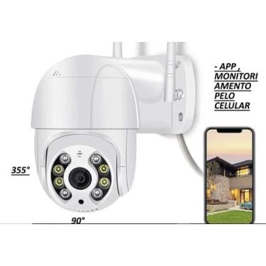 Imagem de Câmera De Segurança Wifi Para Sol E Chuva Inteligente 360 - GFC ECOMME