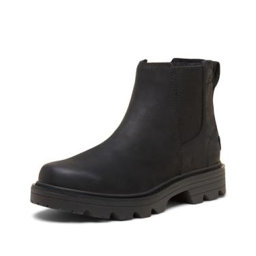 Imagem de Sorel Bota feminina impermeável Revel Rd Chelsea, Preto/preto, 40