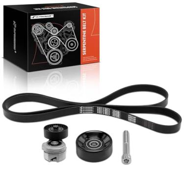 Imagem de A-Premium Kit De Transmissão Por Correia Serpentina Com Tensor E Polia Intermediária Para Motor A-Premium, Compatível Ford Taurus 1998-2000, Mercury Sable Ohv 3.0L