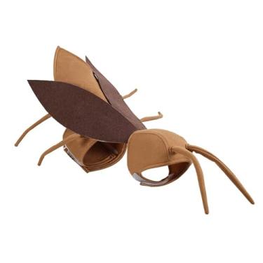 Imagem de Fenteer Roupas de cosplay para cachorro, fantasia, decoração, simulação, barata, fantasia de Halloween para animal de estimação, aniversário, gatinho, gatinho