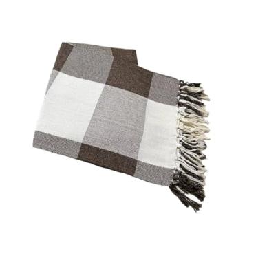 Imagem de Manta Para Sofá Luxo Gigante 2,40 X 1,80 (MARROM XADREZ-M)