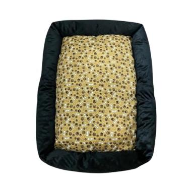 Imagem de Cama Para Cachorro Extra Grande 100X70 Impermeável Caminha Pet Velboa Lavável Cama Luxo Para Pets