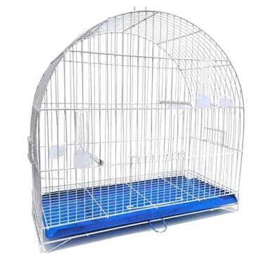 Imagem de Gaiola de Arame e Ferro com Arco Aramil para pássaros e passarinhos(Azul)
