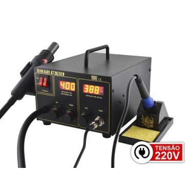 Imagem de Estação de Solda e Retrabalho SMD Conjugada Hikari HK-701X, 220V