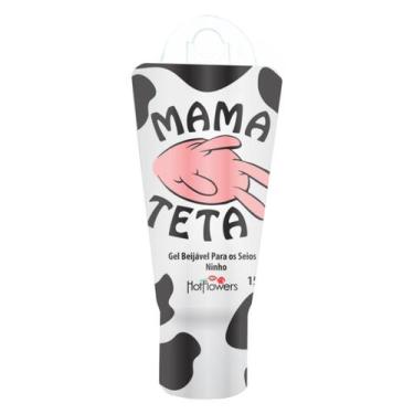 Imagem de Gel Lubrificante Beijável P/ Seios Mama Teta 15g Sabor Ninho - Hot Flo