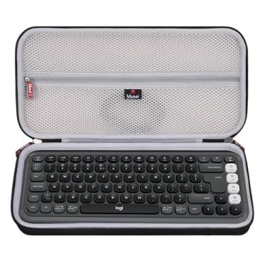 Imagem de Mchoi Capa de teclado compatível com teclado Logitech POP ICON, apenas capa, cinza