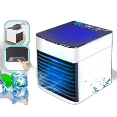 Imagem de Ventilador Mini Ar Condicionado Portátil Usb Quartos E - Bivolt