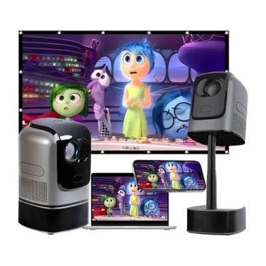 Imagem de Projetor Android HY720  Imagem nítida com WiFi e Bluetooth - TWS