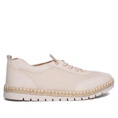 Imagem de Tênis Feminino Modare Napa Mesh Sisal Creme/Off White, Creme, 37