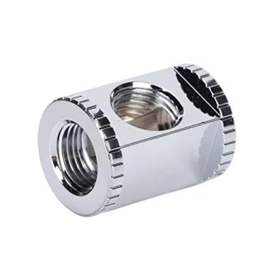 Imagem de Zopsc Ajuste de Tubo de Latão, T de Bloco T Pracrical útil para o OMPUTER Water System Cool (Prata)