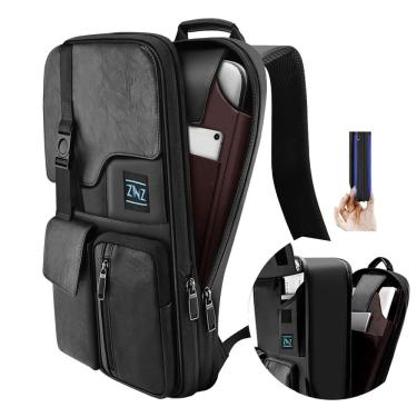 Imagem de Mochila para laptop ZINZ Slim & Expansível 15-16" à prova d`água