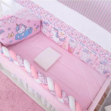 Imagem de Kit Berço Sublimado com 13 peças - Estampas meninos e meninas - morada