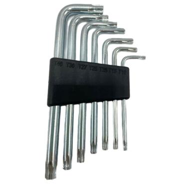 Imagem de Jogo Kit De Chave Torx Tipo L 7 Peças Profissional