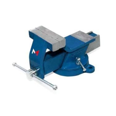 Imagem de Morsa de Bancada Menegotti Nº 5 – 125mm | Base Giratória, Bigorna Integrada, Corpo Reforçado | Uso Profissional e Semiprofissional