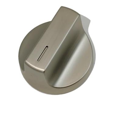 Imagem de HLZDS W11517331 puxadores de substituição para fogão a gás, 2 maçanetas de forno de metal compatíveis com Whirlpool WEE515S0LS2 WEE515S0LS3 WEE745H0FE0, substitui botões de fogão a gás W11117415, etc