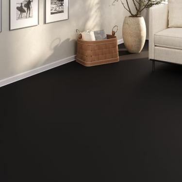 Imagem de Piso Vinílico Em Manta PVC 0,7mm Antiderrapante 18m² Liso Fosco 0,7MM (Preto)