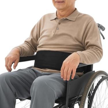 Imagem de OakAid Cinto de segurança para cadeira de rodas para idosos, grávidas, deficientes, alça de segurança ajustável com enchimento macio anti-queda cinto de colo para cadeira ou restrição de cama evita